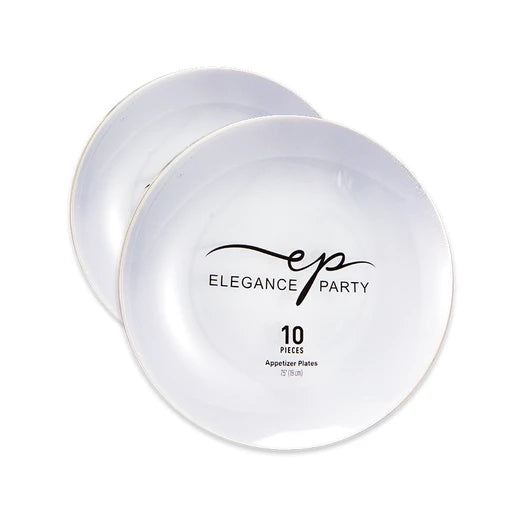 EP Curve Appetizer Plate White