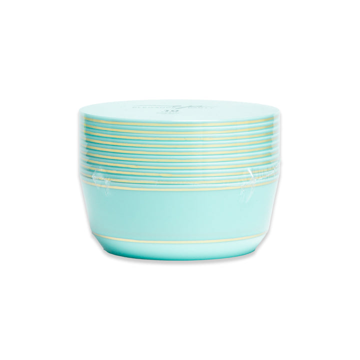 10 Pack Soup Bowls 14oz - Mint with Gold Rim