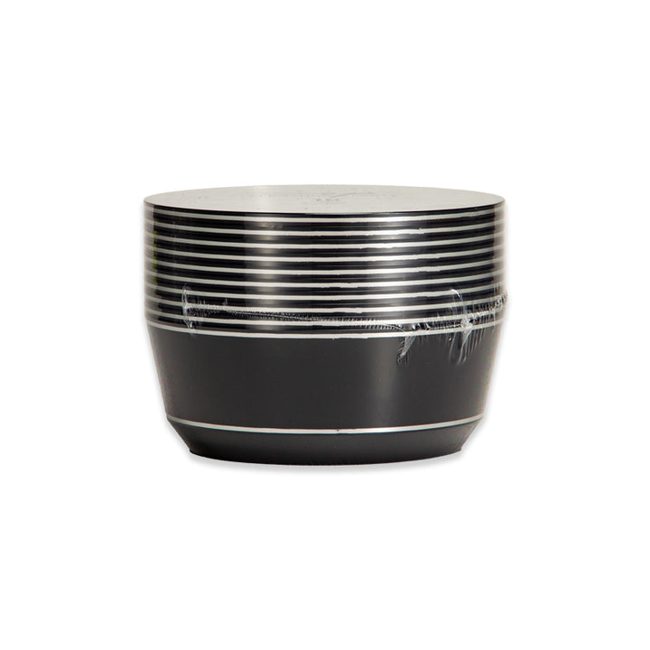 EP 14oz Soup Bowl Black + Silver