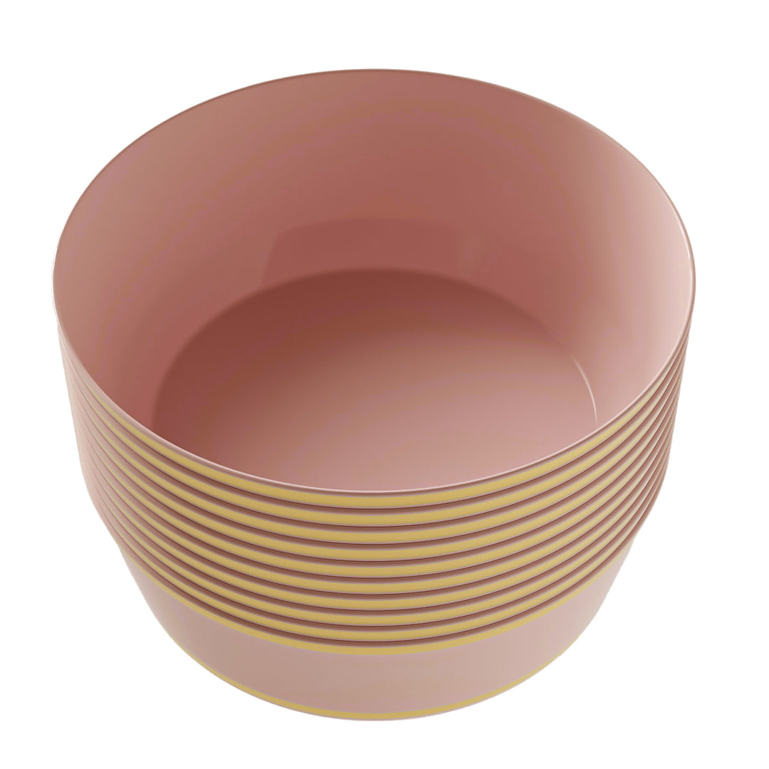 EP 14oz Soup Bowl Blush + Gold