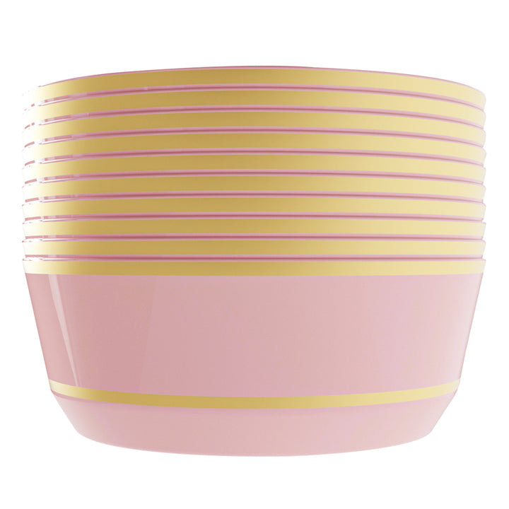 EP 14oz Soup Bowl Blush + Gold