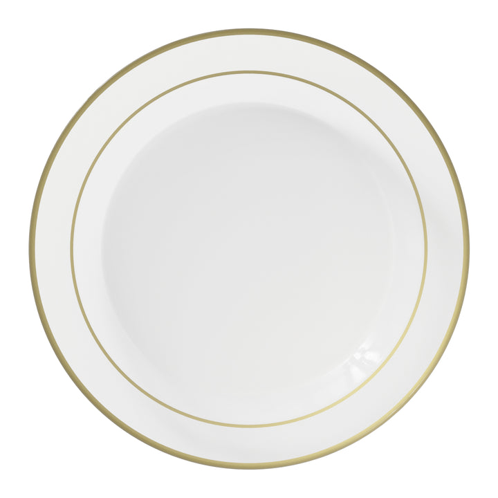 EP 14oz Soup Bowl Clear + Gold