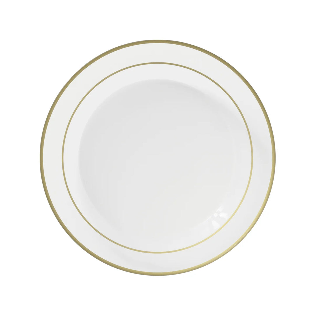 EP 14oz Soup Bowl Clear + Gold