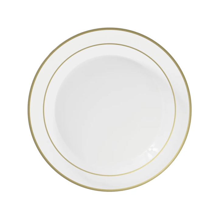 EP 14oz Soup Bowl Clear + Gold