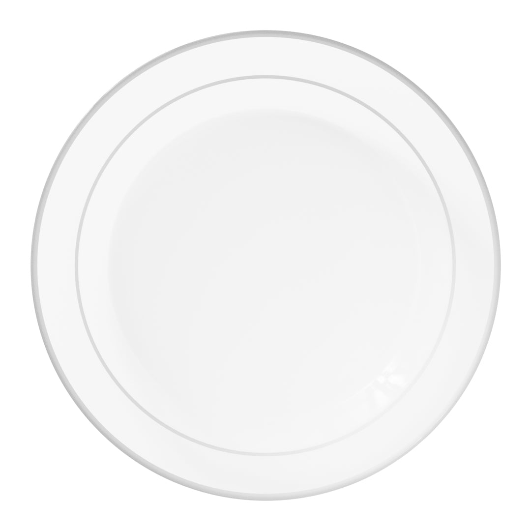 EP 14oz Soup Bowl Clear + Silver