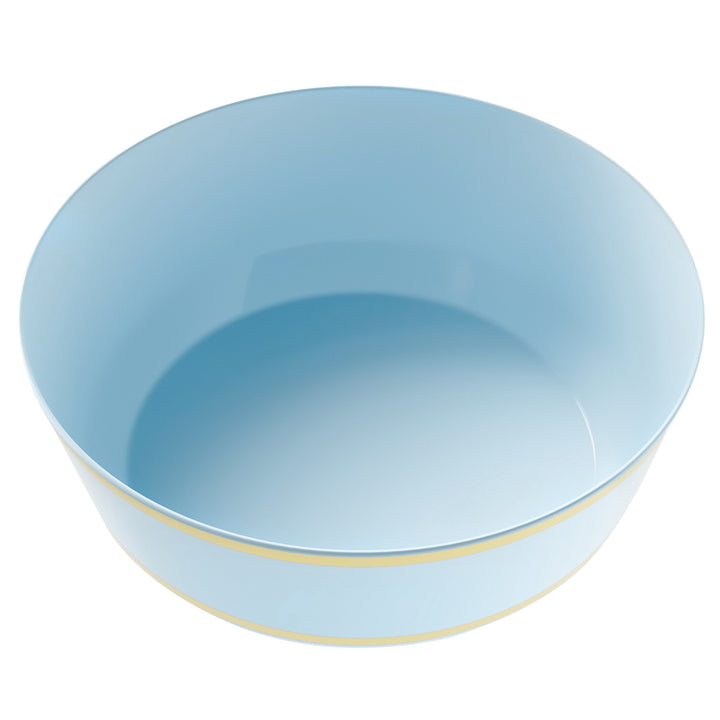 EP 14oz Soup Bowl Ice Blue + Gold