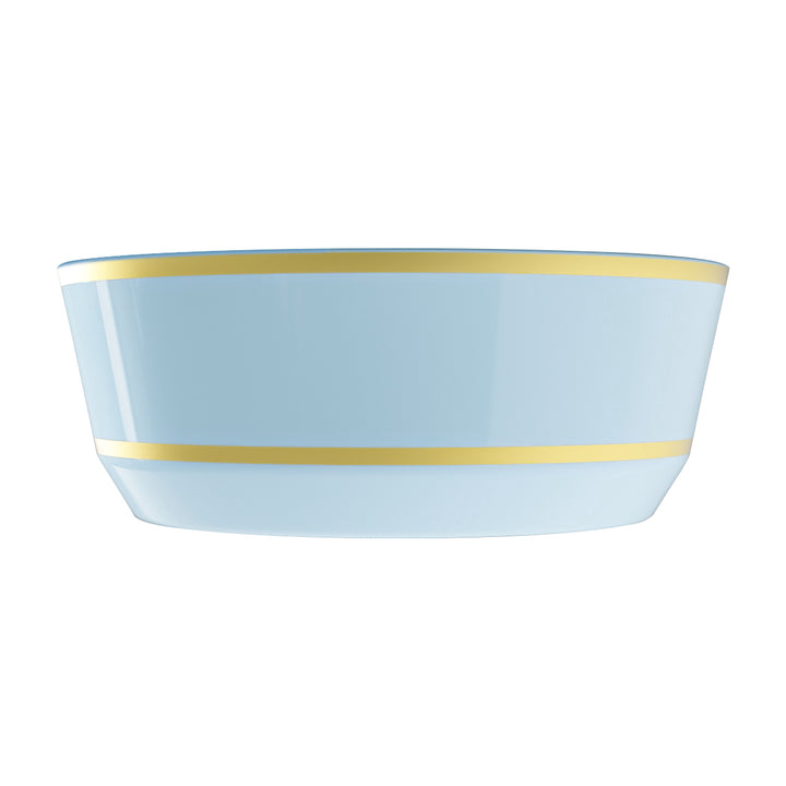 EP 14oz Soup Bowl Ice Blue + Gold