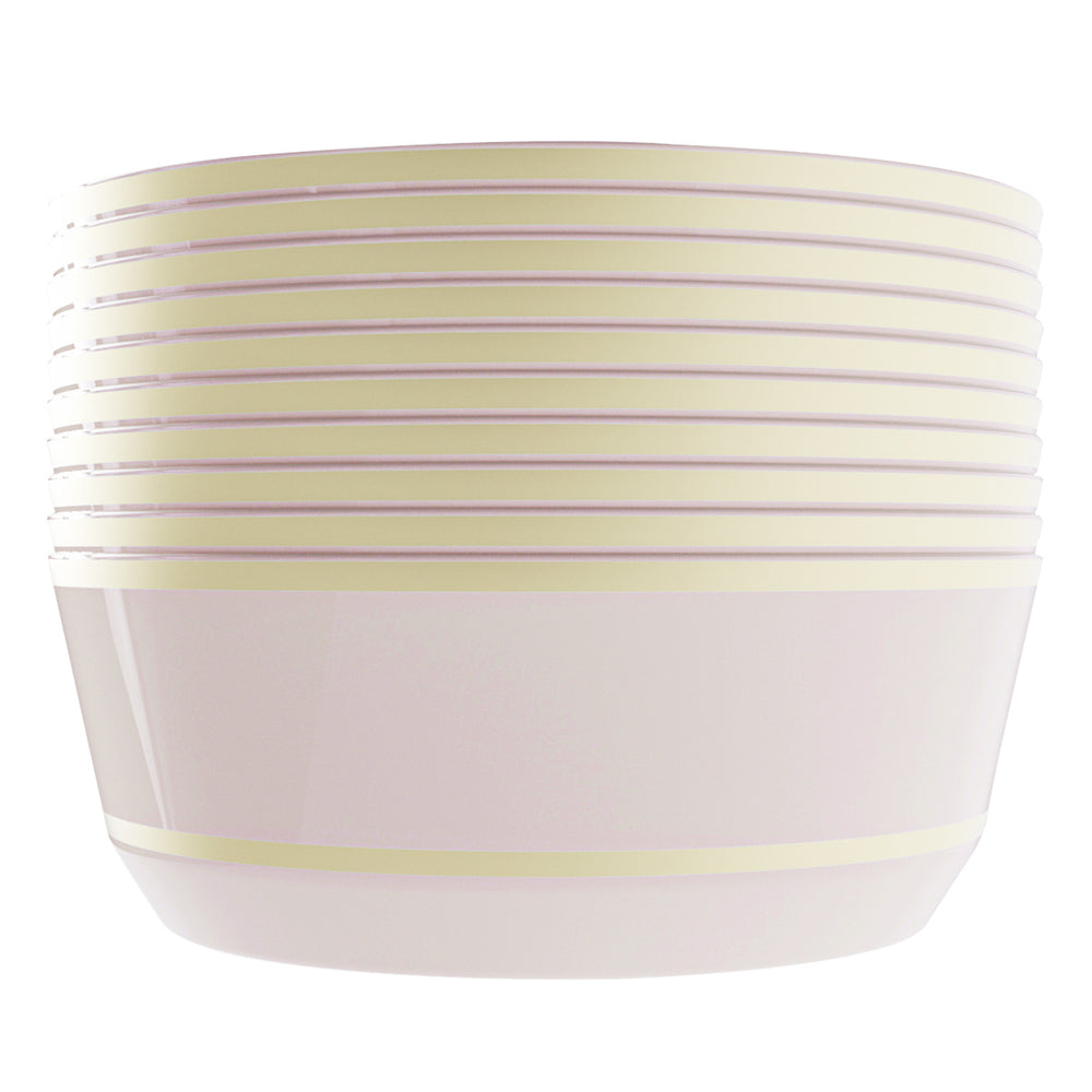 EP 14oz Soup Bowl Linen + Gold
