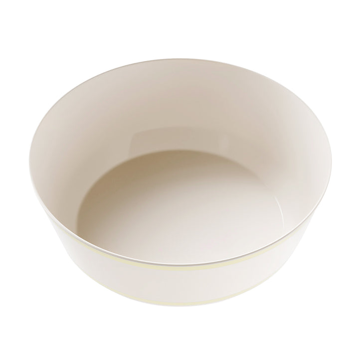 EP 8oz Dessert Bowl Linen + Gold