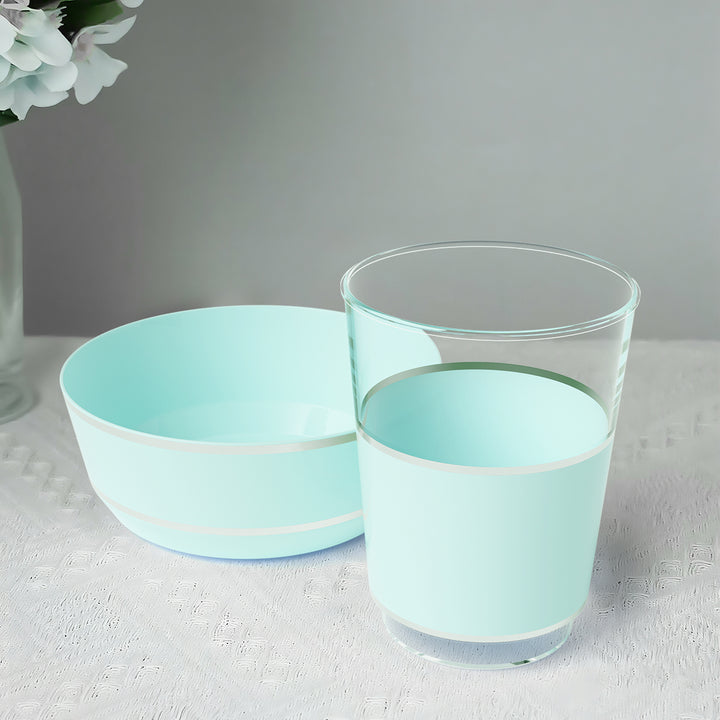 EP 14oz Soup Bowl Mint + Silver