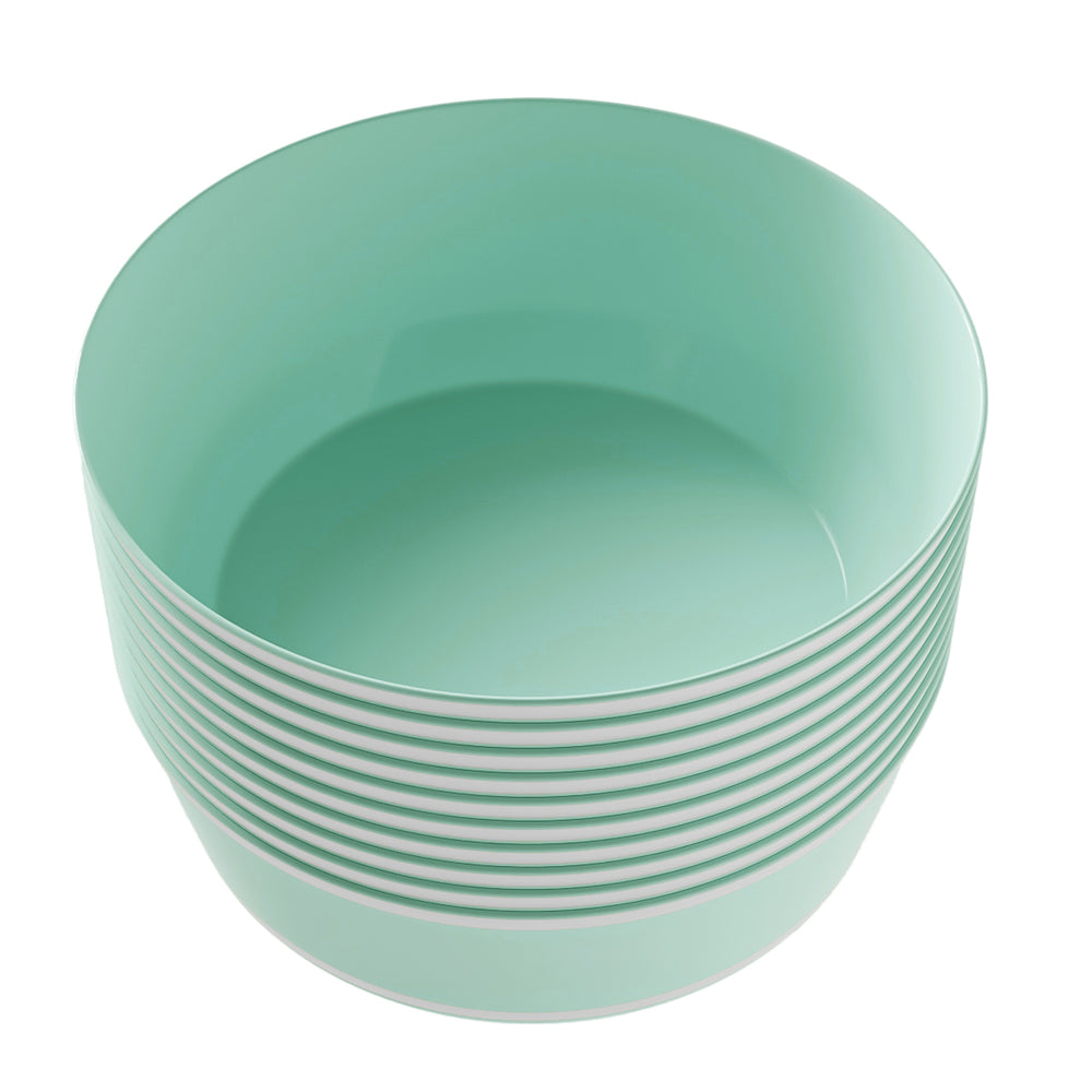 EP 14oz Soup Bowl Mint + Silver