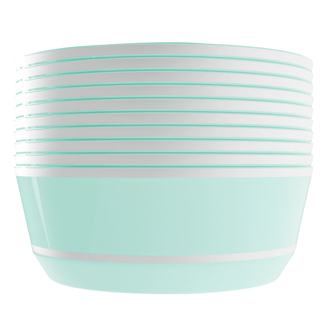EP 14oz Soup Bowl Mint + Silver