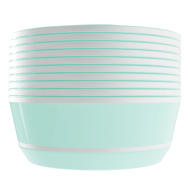 EP 14oz Soup Bowl Mint + Silver