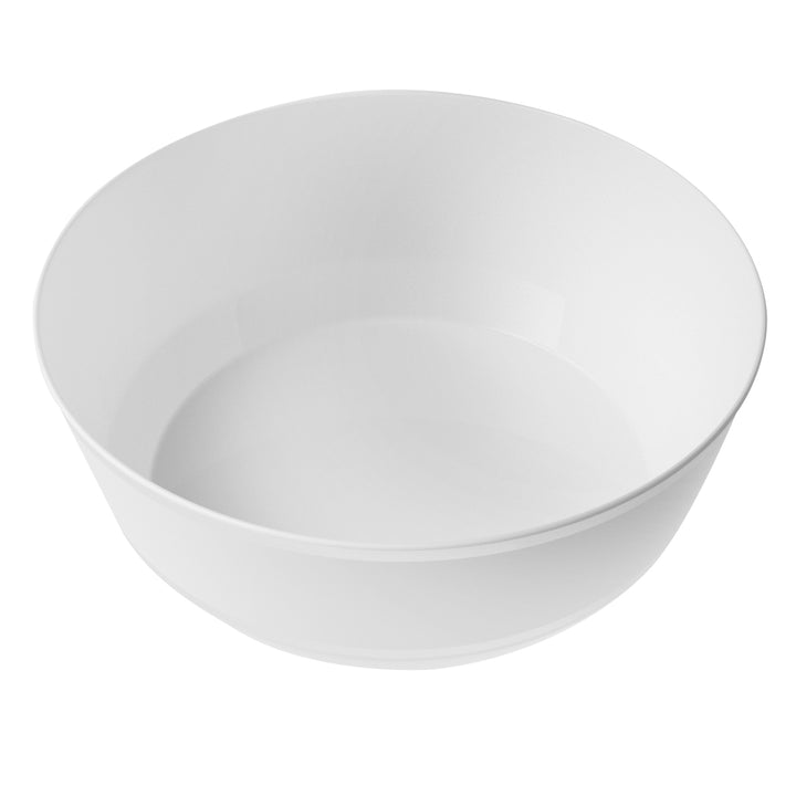 EP 14oz Soup Bowl White + Silver