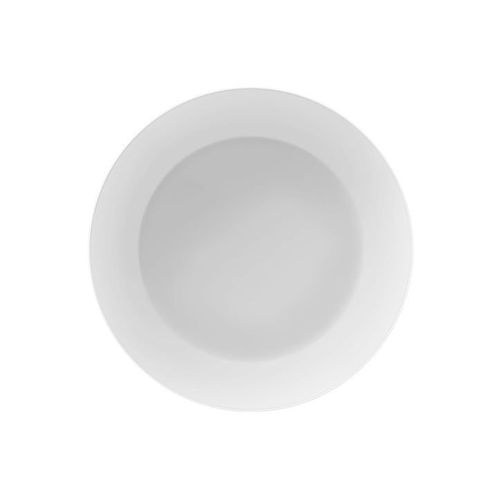 EP 8oz Dessert Bowl White + Silver