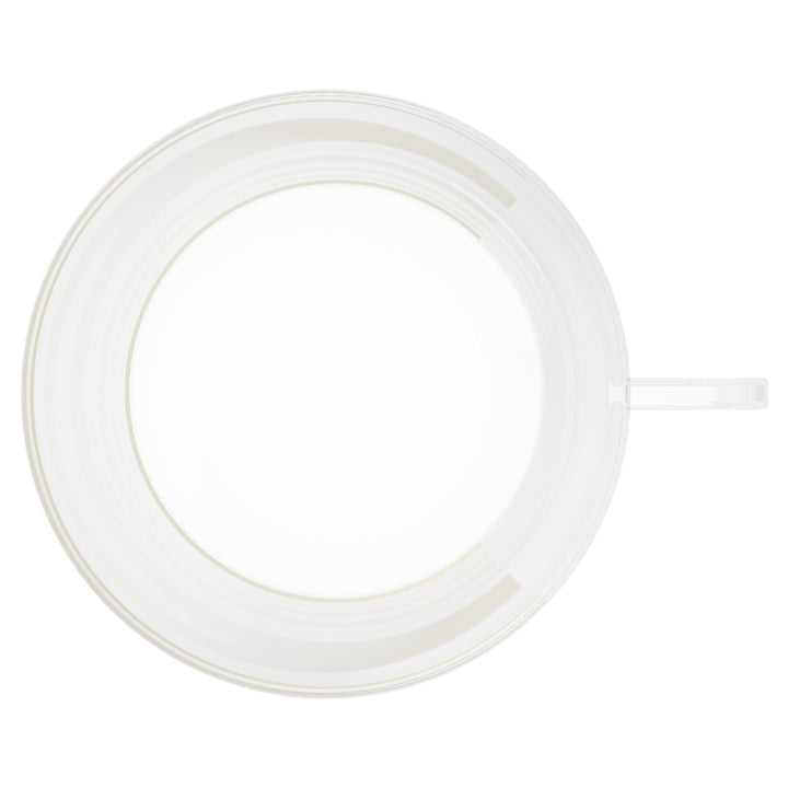 EP 12.5oz Tea Cup Clear + Gold