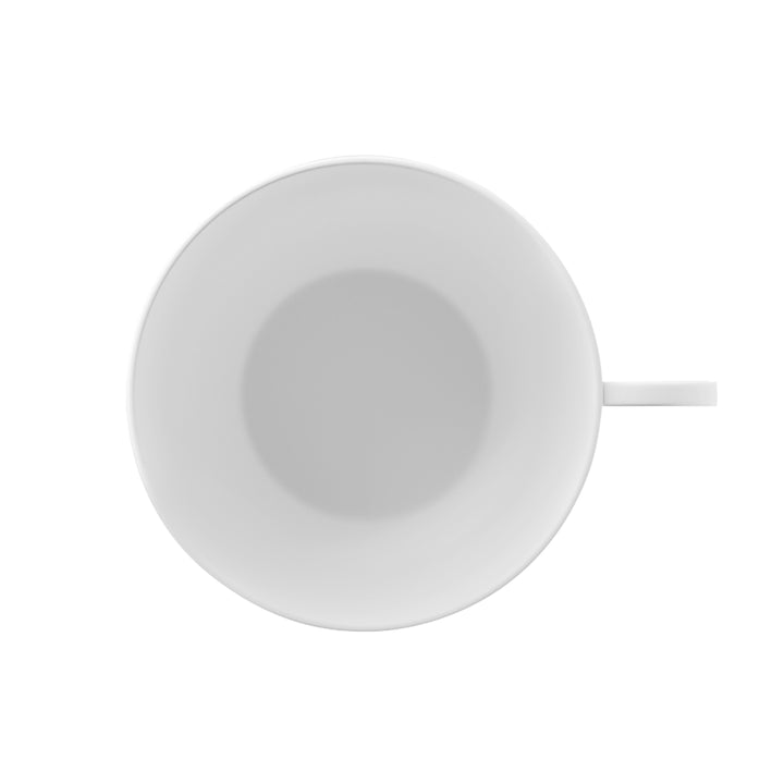 EP 12.5oz Tea Cup White + Silver