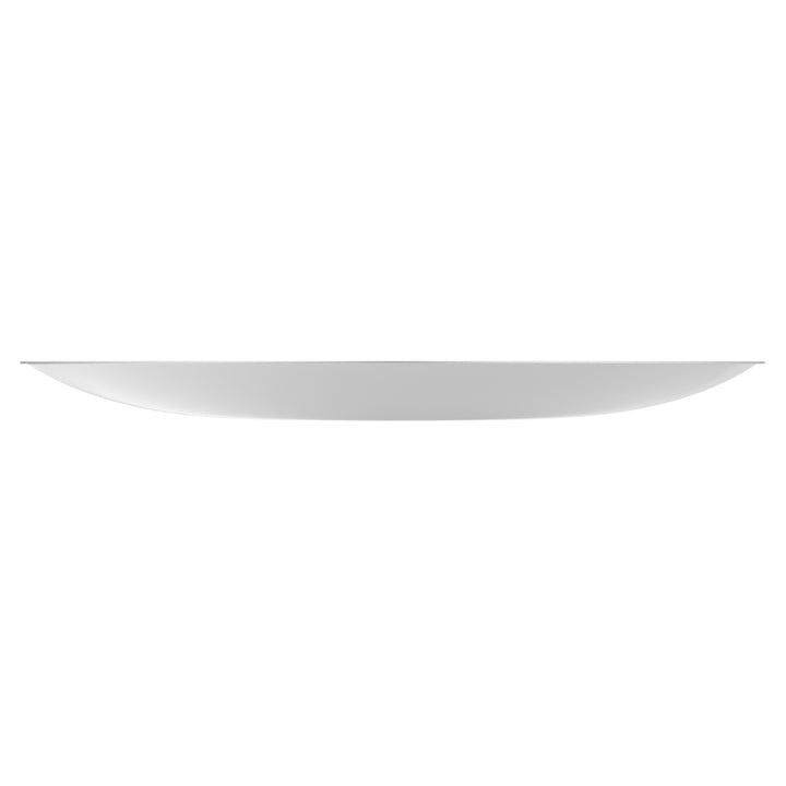 EP Curve Dinner Plate White + Silver