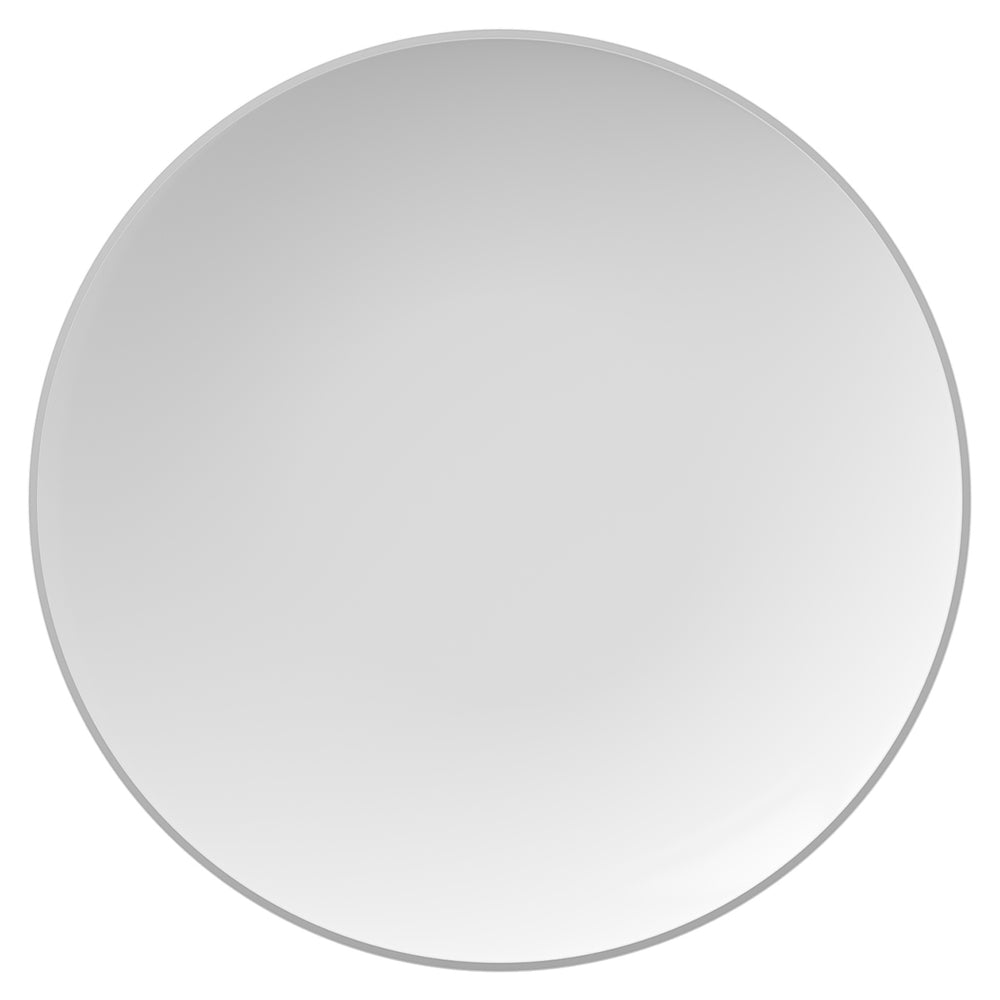 EP Curve Dinner Plate White + Silver