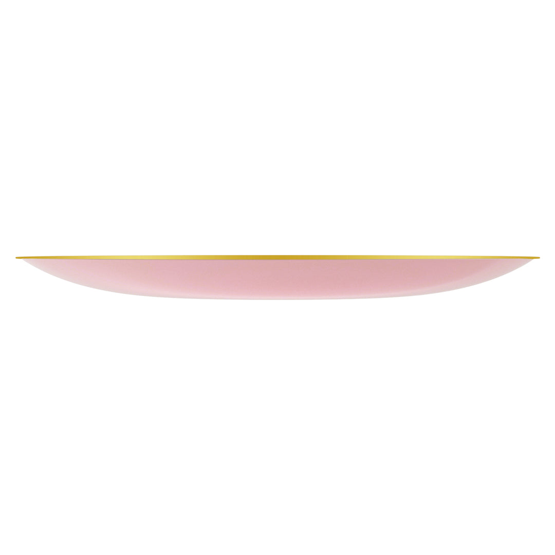 EP Curve Dinner Plate Blush + Gold