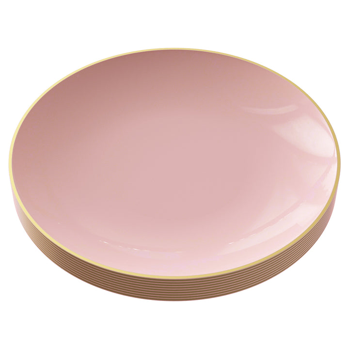 EP Curve Dinner Plate Blush + Gold