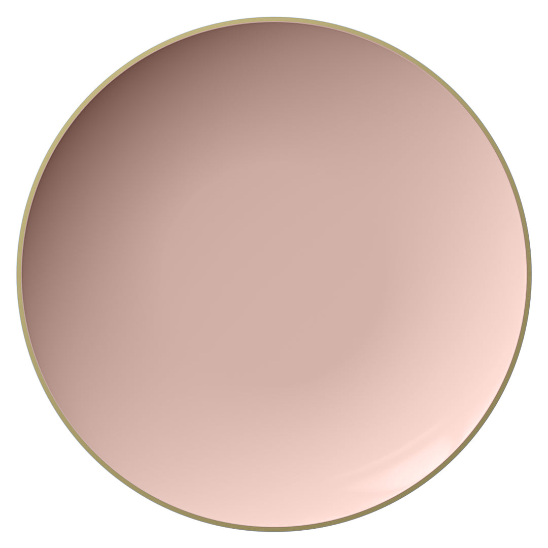 EP Curve Dinner Plate Blush + Gold