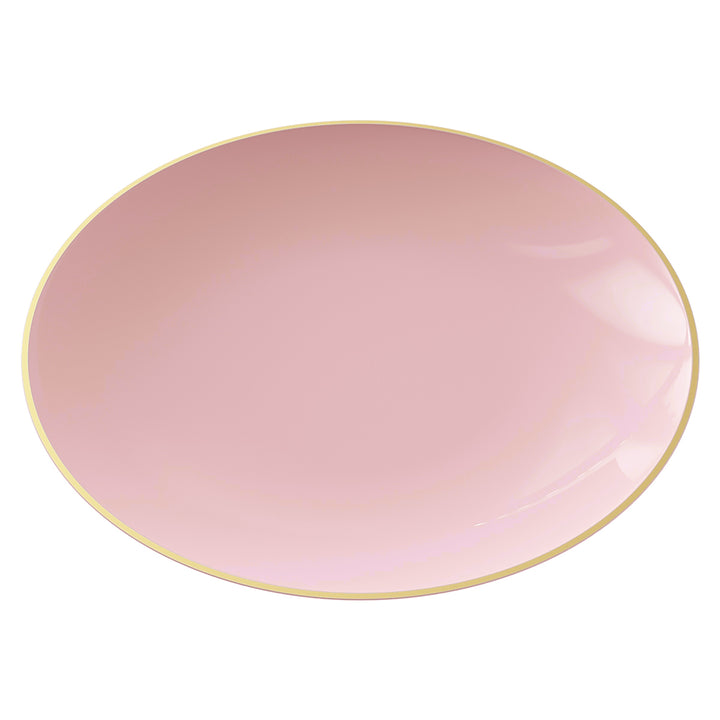 EP Curve Dinner Plate Blush + Gold