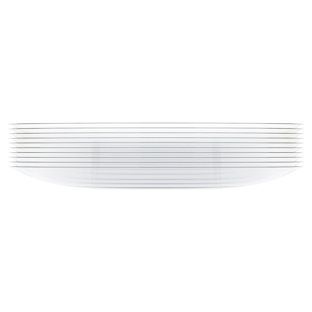 EP Curve Dinner Plate Clear + Gold