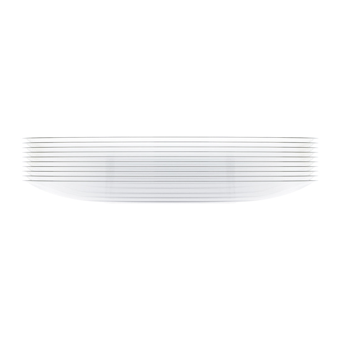 EP Curve Appetizer Plate Clear + Gold