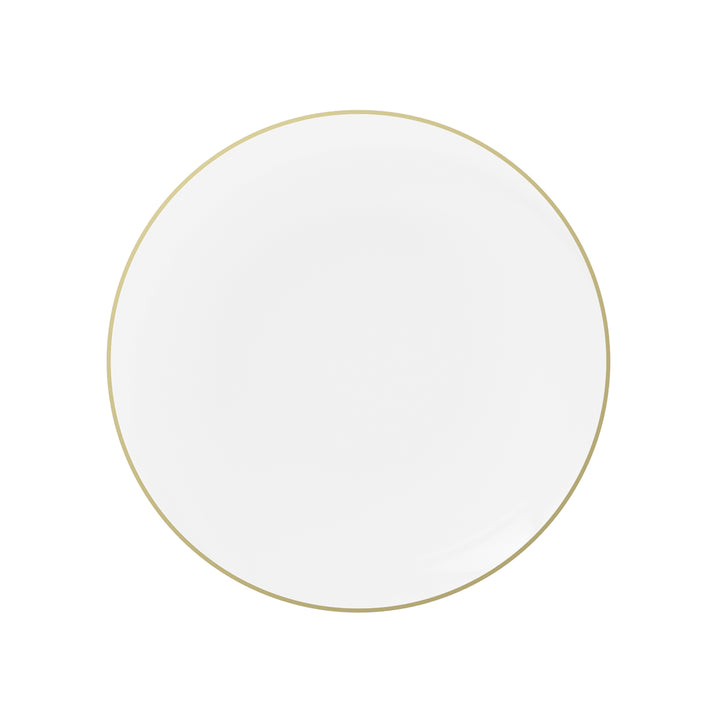 EP Curve Appetizer Plate Clear + Gold