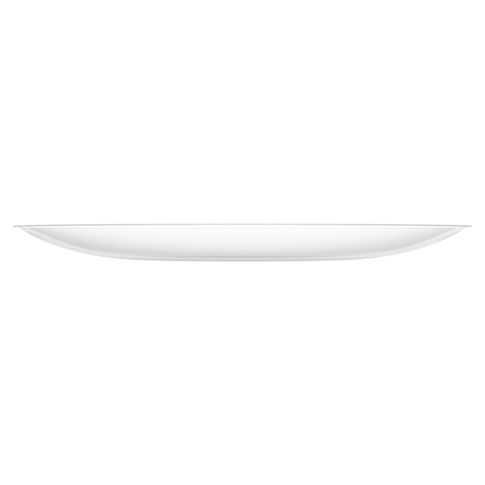 EP Curve Dinner Plate Clear + Silver