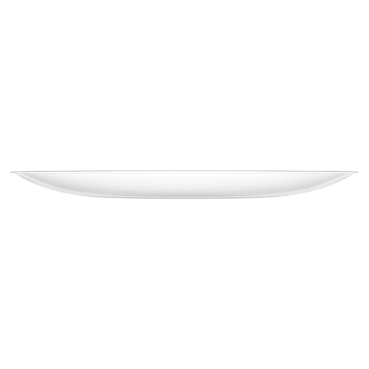 EP Curve Dinner Plate Clear + Silver