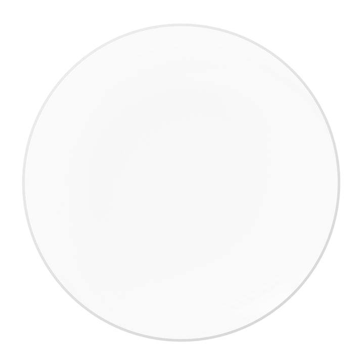 EP Curve Dinner Plate Clear + Silver