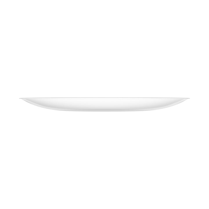 EP Curve Appetizer Plate Clear + Silver