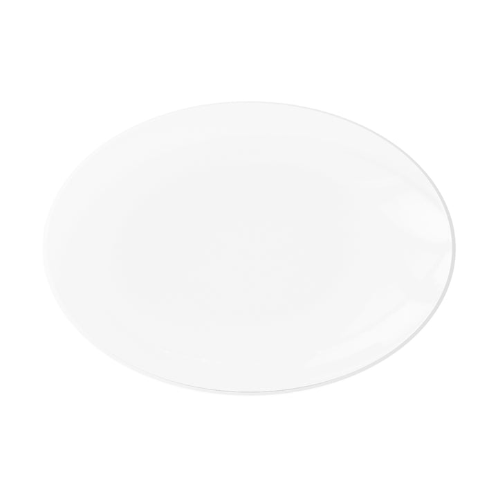 EP Curve Appetizer Plate Clear + Silver