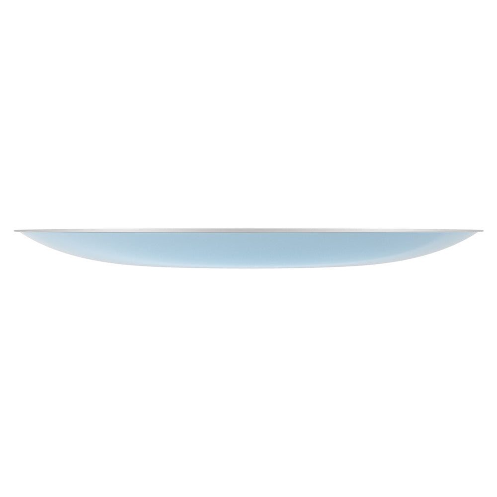 EP Curve Dinner Plate Ice Blue + Silver