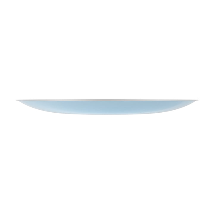 EP Curve Appetizer Plate Ice Blue + Silver
