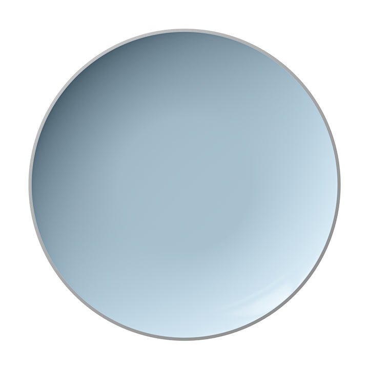 EP Curve Appetizer Plate Ice Blue + Silver