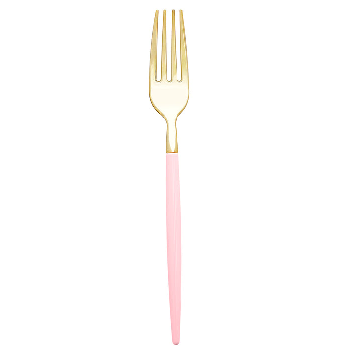 32PCS Cutlery Set Blush + Gold