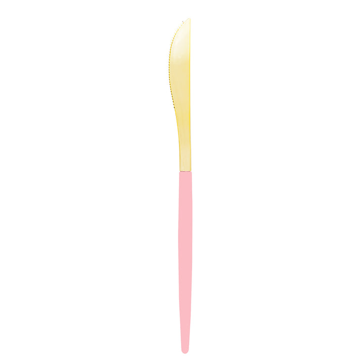32PCS Cutlery Set Blush + Gold