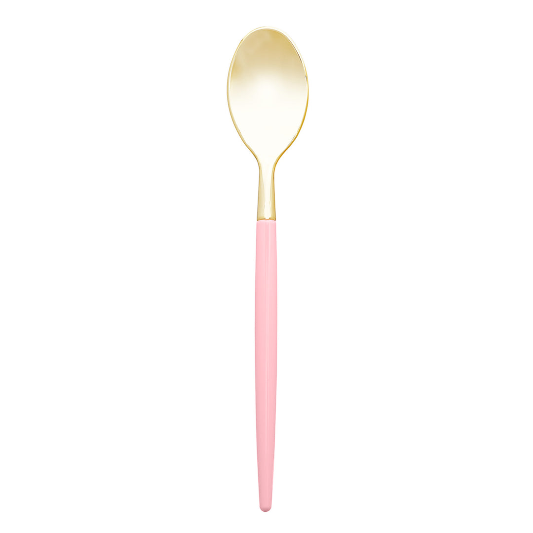32PCS Cutlery Set Blush + Gold