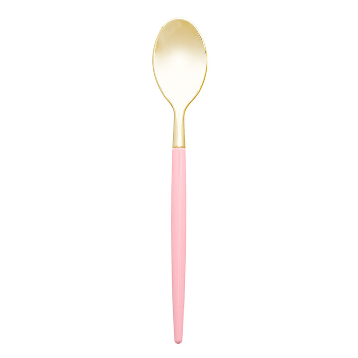 32PCS Cutlery Set Blush + Gold