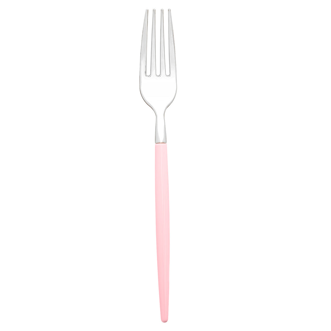 32PCS Cutlery Set Blush + Silver