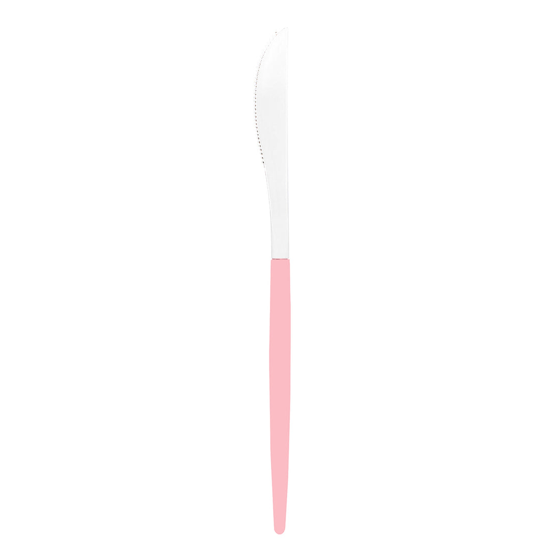 32PCS Cutlery Set Blush + Silver