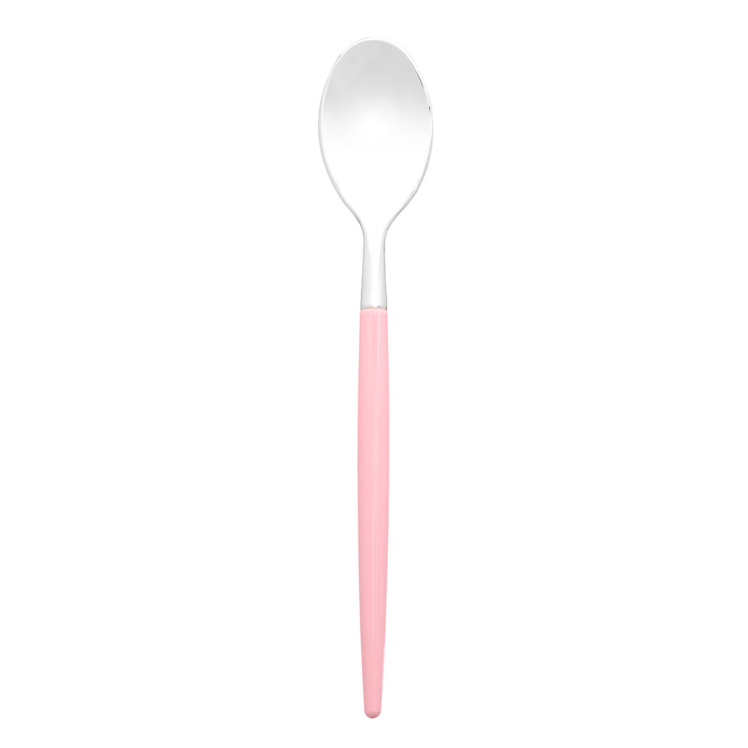 32PCS Cutlery Set Blush + Silver