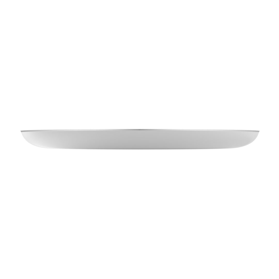 EP Edge Appetizer Plate White + Silver