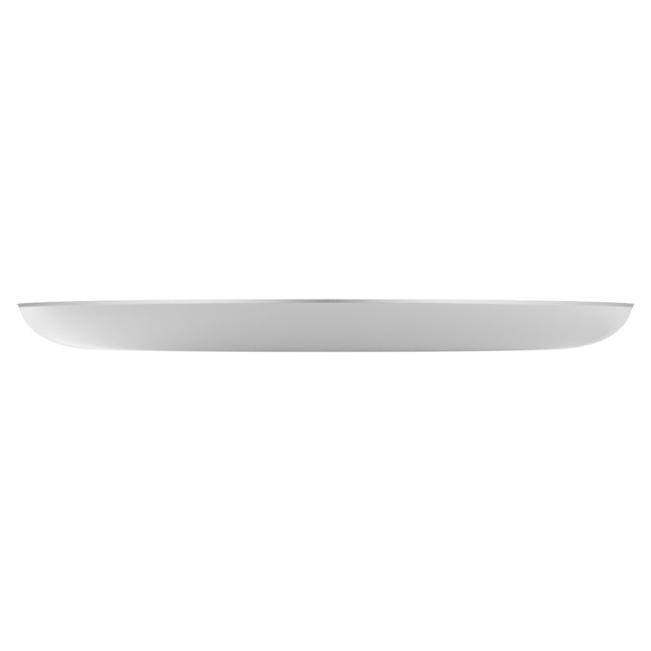 EP Edge Dinner Plate White + Silver