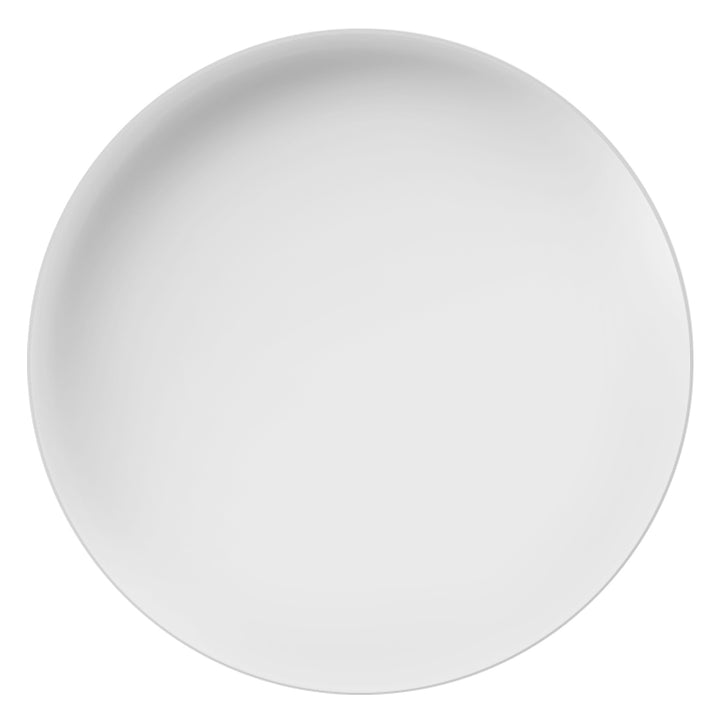 EP Edge Dinner Plate White + Silver