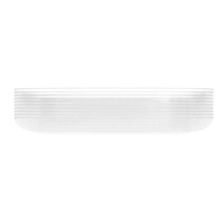 EP Edge Dinner Plate Clear + Gold