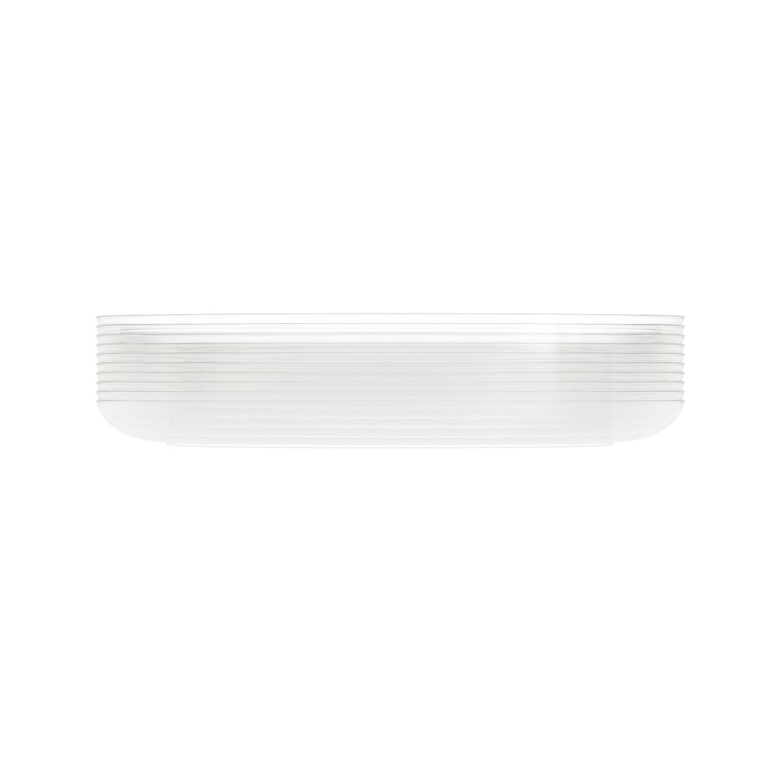 EP Edge Appetizer Plate Clear + Gold